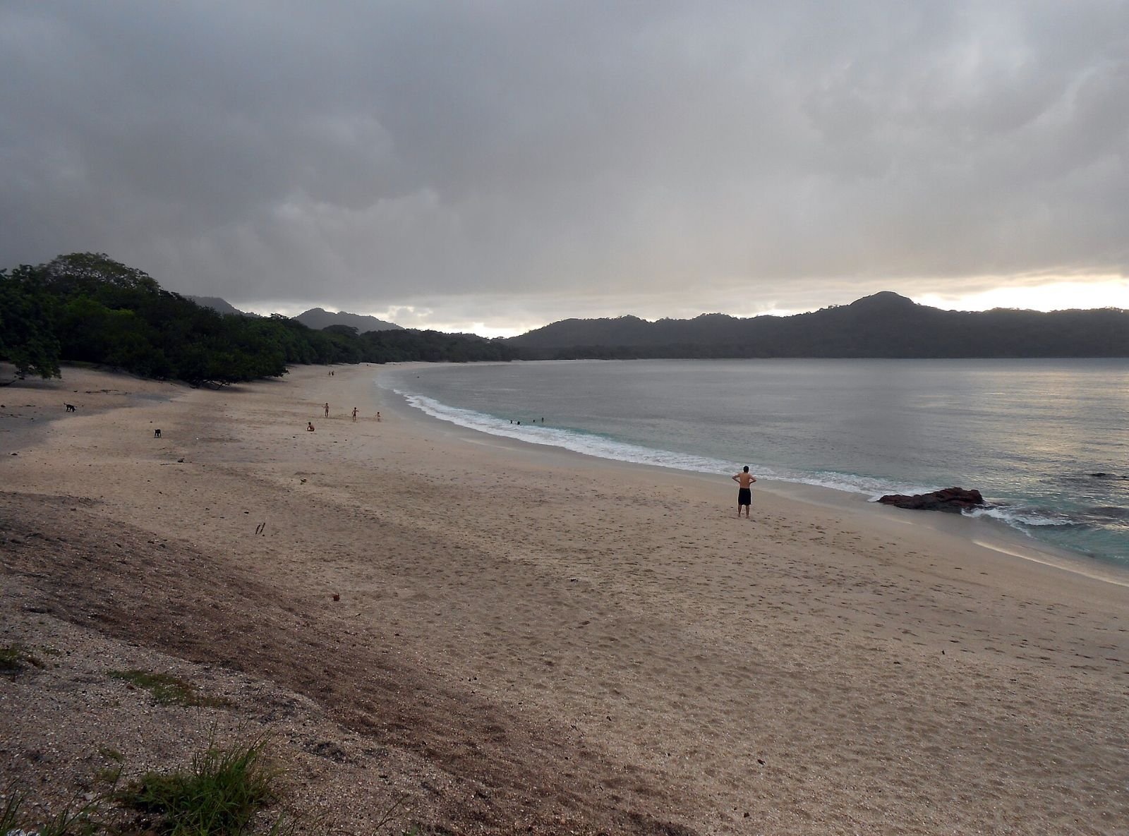 Potrero and Brasilito 2 The shell-sand beach of Playa Conchal, next to Brasilito in Guanacaste, Costa Rica.